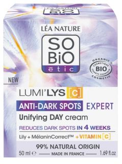 SO BIO ETIC Anti-Dark Spots Unifying Day sejas krēms, 50 ml