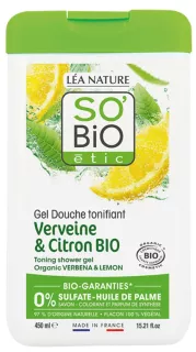 SO BIO ETIC Ar Verbenu Un Citroniem dušas želeja, 450 ml