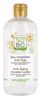 SO BIO ETIC Argāna Pretnovecošanās micelārais ūdens, 500 ml