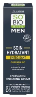 SO BIO ETIC Men Enerģizējošs Mitrinošs sejas krēms, 50 ml