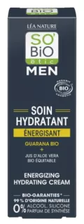 SO BIO ETIC Men Enerģizējošs Mitrinošs sejas krēms, 50 ml