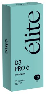 ELITE D3 Pro 4000 SV pilieni, 10 ml