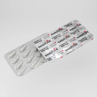 SWISS OVIT Vitamin C 500 mg kapsulas, 30 gab.