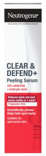 NEUTROGENA Clear & Defend+ pīlinga serums, 30 ml