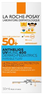 LA ROCHE-POSAY Anthelios UVMune 400 Dermo Pediatrics SPF50+ fluīds, 50 ml