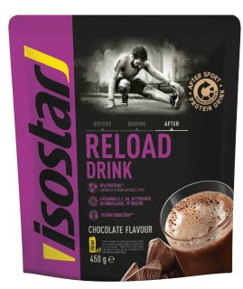 ISOSTAR After Sport Reload Chocolate pulveris, 450 g