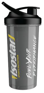ISOSTAR Elite 700ml Black šeikeris, 1 gab.