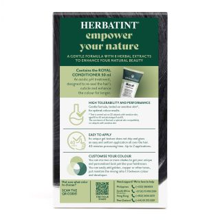 HERBATINT 1N Black matu krāsa, 170 ml