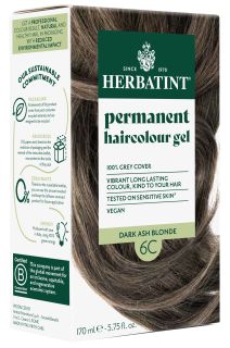 HERBATINT 6C Dark Ash Blonde matu krāsa, 170 ml