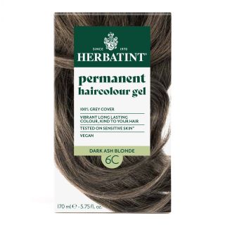 HERBATINT 6C Dark Ash Blonde matu krāsa, 170 ml
