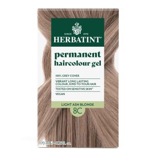 HERBATINT 8C Light Ash Blonde matu krāsa, 170 ml