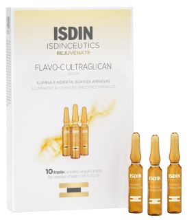 ISDIN Isdinceutics Flavo-C Ultraglican ampulas, 10 gab.