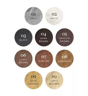 NANOGEN Keratin Black matu šķiedras, 30 g
