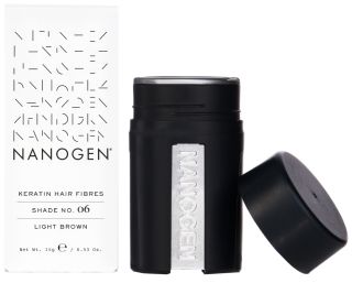 NANOGEN Keratin Light Brown matu šķiedras, 15 g