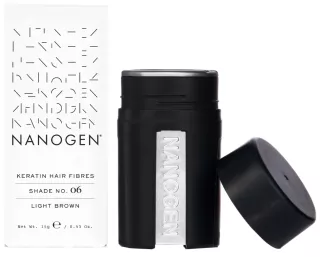 NANOGEN Keratin Light Brown matu šķiedras, 15 g
