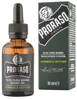 PRORASO Cypress & Vetyver eļļa bārdai, 30 ml