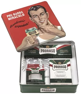 PRORASO Gino Vintage Shaving komplekts, 1 gab.