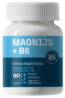 RFF Magnijs + B6 tabletes, 90 gab.