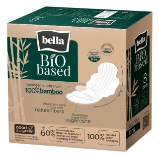 BELLA Bio Based Long higiēniskās paketes, 8 gab.