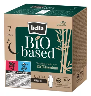 BELLA Bio Based Night higiēniskās paketes, 7 gab.