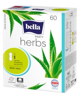 BELLA Panty Herbs Aloe Vera ikdienas ieliktnīši, 60 gab.