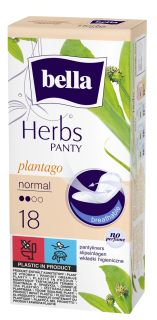 BELLA Panty Herbs Sensitive Plantago ikdienas ieliktnīši, 18 gab.