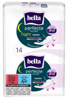 BELLA Perfecta Ultra Night higiēniskās paketes, 14 gab.
