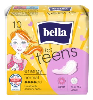 BELLA Teens Ultra Energy higiēniskās paketes, 10 gab.