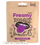 FRESMY Peach For Kids zobu pastas tabletes, 124 gab.