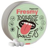 FRESMY Peppermint zobu pastas tabletes, 30 gab.