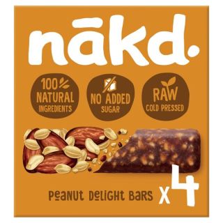 NAKD Peanut Delight 35g batoniņš, 4 gab.