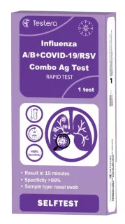 TESTERA A+B grip/Covid19/RSV ComboAg tests, 1 gab.