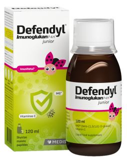 DEFENDYL Imunoglukan P4H Junior šķidrums, 120 ml