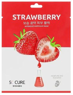 5C CURE Strawberry sejas maska, 1 gab.