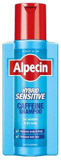 ALPECIN Hybrid Caffeine Pret Matu Izkrišanu Vīriešiem šampūns, 250 ml