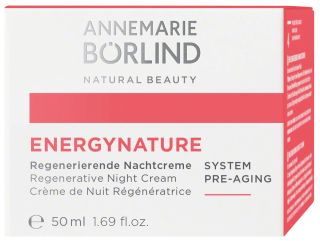 ANNEMARIE BORLIND Energynature reģenerējošs nakts sejas krēms, 50 ml