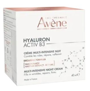 AVENE Hyaluron Activ B3 Multi-intensive nakts sejas krēms, 40 ml