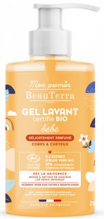 BEAUTERRA Bebe Bio Perfumed attīroša želeja, 750 ml