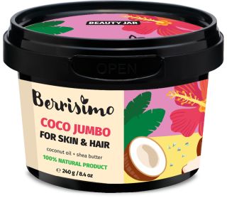 BEAUTY JAR Berrisimo Coco Jumbo ķermeņa sviests, 240 g