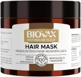 BIOVAX Natural Oils atjaunojoša maska matiem, 250 ml