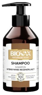 BIOVAX Natural Oils atjaunojošs šampūns, 250 ml