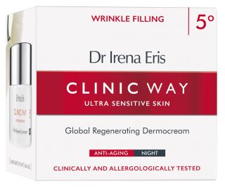 CLINIC WAY 5 Wrinkle Filling nakts sejas krēms, 50 ml