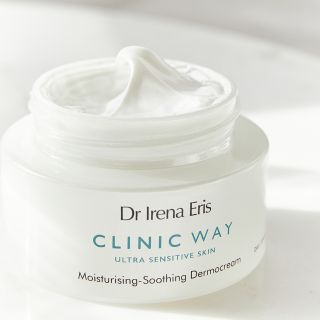 CLINIC WAY Moisturizing-Soothing SPF 20 dienas sejas krēms, 50 ml