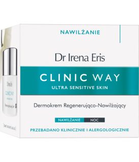 CLINIC WAY Regenerating-Moisturising nakts sejas krēms, 50 ml