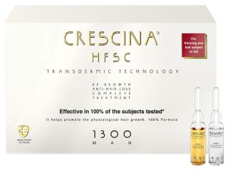 CRESCINA Transdermic 1300 Man (10+10) ampulas, 20 gab.