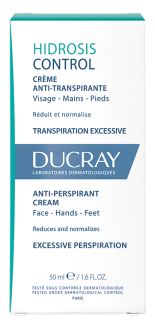 DUCRAY Hidrosis Control pretsvīšanas krēms, 50 ml