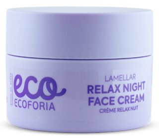 ECOFORIA Lavender Clouds Lamellar Relax Night sejas krēms, 50 ml