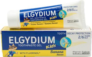 ELGYDIUM Kids Banana zobu pasta, 50 ml