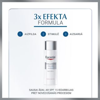 EUCERIN Hyaluron Filler Day SPF 15 sejas krēms, 50 ml