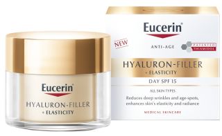 EUCERIN Hyaluron Filler + Elasticity Day SPF15 sejas krēms, 50 ml